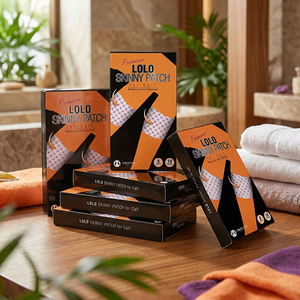 LOLOSKINNY Black Edition Parches Adelgazantes para Pantorrillas (10 unidades) Anticelulíticos, Quemagrasas para Piernas Inferiores, Lipólisis, Adhesivos Moldeadores, Relajantes Musculares - Product Image 3