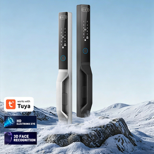 Serratura Intelligente per Porta in Alluminio Impermeabile con App Tuya, Cornice Sottile, Riconoscimento Facciale, 85mm, Senza Chiave, per Porte Scorrevoli, con Impronta Digitale - Product Image 1