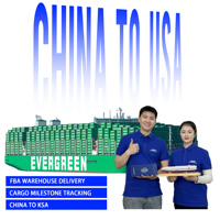 Transitaire DDP multi-fournisseurs, importateur de fret Chine vers KSA, taxes payées, livraison porte-à-porte par mer et camion, LCL, FCL, livraison Amazon