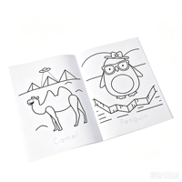 Impresión de Libros para Colorear con Tapa Blanda Personalizados |   Fábrica de Encuadernación con Pegamento PUR y Laminación de Película con Cubierta de Papel Grueso Anti-Transferencia y Papel de Arte