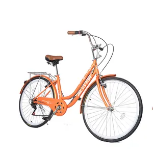 चीनी अच्छी कीमत सिटी बाइक 26 इंच आराम साइकिल/लोकप्रिय लेडी विंटेज बाइक/6 गति के शहर बाइक महिला साइकिल