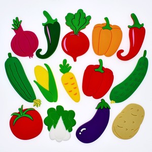 Imán Decorativo Educativo para Refrigerador con Frutas y Verduras, Adhesivo Magnético de PVC Suave para Refrigerador - Product Image 6