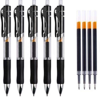 Stylo Gel Rétractable Anti-fuite et Anti-séchage Sans Capuchon pour Transport de Poche et Prise de Notes Professionnelles sur le Terrain