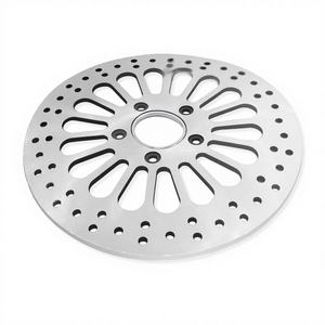 Rotor de Disco de Freno Trasero Plateado para Motocicleta al por Mayor, Compatible con Pastillas de Freno para -<span class=keywords><strong>Davidson</strong></span> - Product Image 1