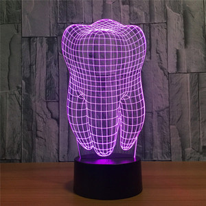 Fantastic Design Tooth 3d Lamp 7 Color Led Night Light <strong>for</strong> Kids Touch Led <strong>Baby</strong> Sleeping <strong>Nightlight</strong> - Product Image 3