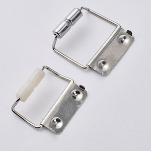 Étui à crayons en métal avec boucle, 35x26mm, accessoire de papeterie blanc argenté pour l'école et le bureau - Product Image 3