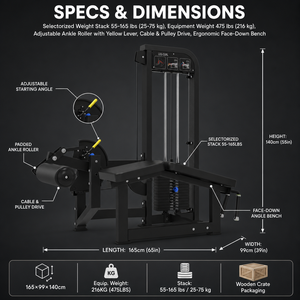 Máquina de Ejercicios Multifuncional de Acero para Gimnasio: <span class=keywords><strong>Curl</strong></span> de Piernas Sentado, Extensión de Piernas Pronadas y Ejercicio de Pecho, 3 en 1, para Entrenamiento de Fuerza - Product Image 2