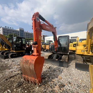 Excavatrice Hitachi ZX70 d'occasion haute performance, <span class=keywords><strong>mini</strong></span>-<span class=keywords><strong>pelle</strong></span> sur chenilles de 7 tonnes et ZX60 pour les travaux de construction, d'agriculture, de terrassement et de jardinage - Product Image 6
