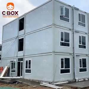 Cbox Venta al por Mayor de Unidades Habitacionales Prefabricadas Modulares para Dormitorios, Oficinas y Hospitales, Edificios de 3 Pisos, Casa Contenedor en Paquete Plano - Product Image 5