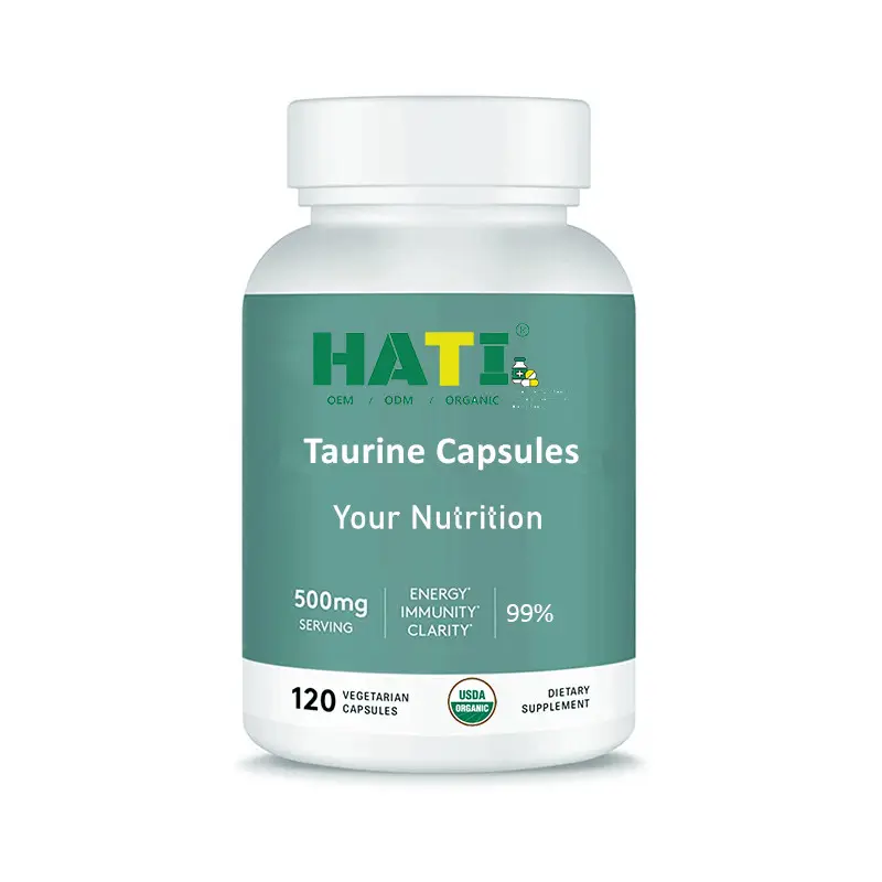 OEM Private Label High Quality Wholesale Bulk Taurine Powder 500mg Taurine Capsules