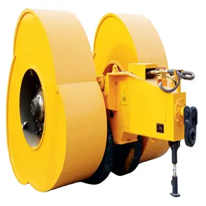 Professional manufacturer China CAPAI trusted Double Drum Roller steel drum roller 3 Sided Impact Roller Impact Compactor 6830