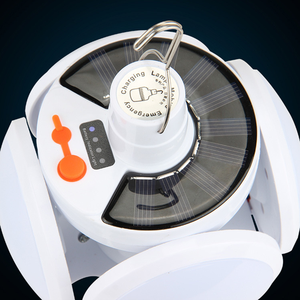 Affichage de puissance extérieure <span class=keywords><strong>camping</strong></span> solaire d'urgence éclairage étanche tente rechargeable led lanternes de recherche <span class=keywords><strong>camping</strong></span> lumières lampe - Product Image 2