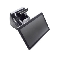 Machine POS à écran tactile de 15.6 pouces tout en un système avec imprimante thermique de 80mm pour restaurant