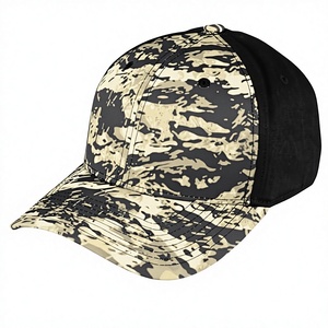 Fashion Wholesale New Women's <b>Hats</b> Leopard Print Rivet Buckle Vintage Street Wide-brimmed <b>Navy</b> Outdoor Breathable - Product Image 2