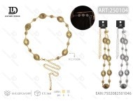 Catena da Vita Vintage in Lega di Zinco Placcata Oro per Donna, Gioiello per il Corpo con Forma a Sfera per Uso Quotidiano - Product Image 3