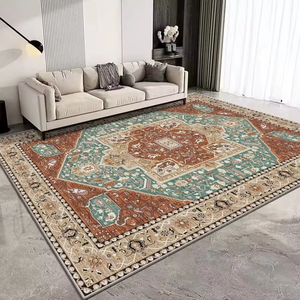 Tapis <span class=keywords><strong>turc</strong></span> vintage 160*230 en polyester, résistant aux taches, doux, lavable, pour salon intérieur - Product Image 2