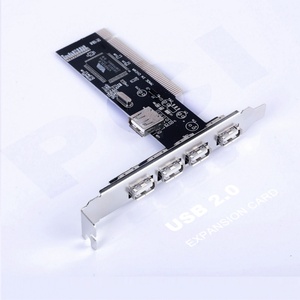 Scheda di Espansione PCI USB <span class=keywords><strong>2</strong></span>.0 con Hub a 5 Porte e Connettore Interno a 5 Pin per Computer Desktop - Product Image 2