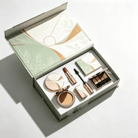 Emballage personnalisé en boîte magnétique pour ensemble de sérums de soin de la peau avec fournisseur d'emballages cosmétiques et de boîtes cadeaux haut de gamme