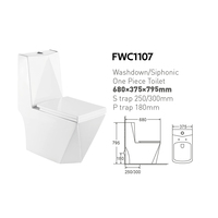 WC monobloc à double chasse MCPOLOO, vente en gros chinoise, sanitaires Sol, couleurs variées, toilettes de salle de bain