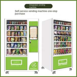 ตู้จำหน่ายเครื่องดื่มสีขาวสำหรับโรงเรียนสำนักงานตู้จำหน่ายขนมและเครื่องดื่มแบบสั่งทำ - Product Image 2