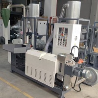 Granulateur de plastique à vis simple refroidi par air, sans recyclage d'eau, pour films PE PVC, vente directe usine