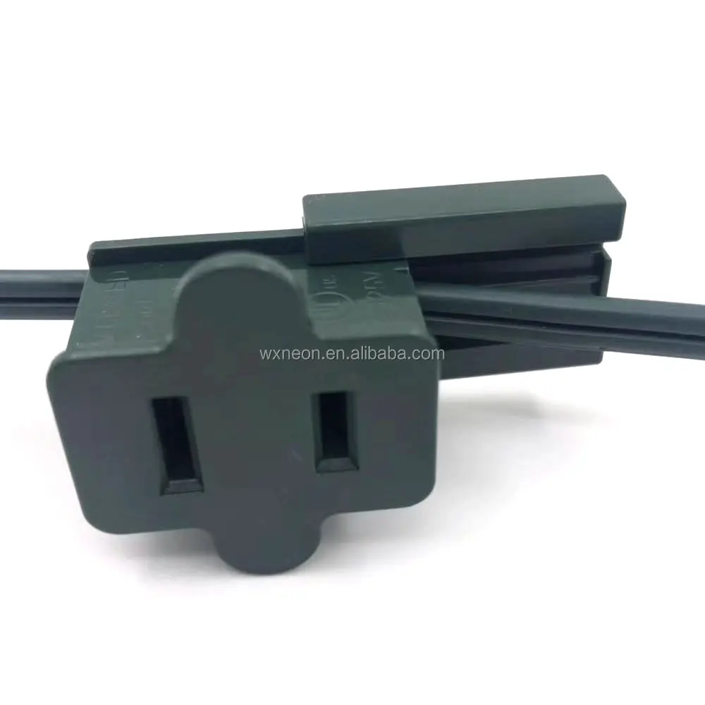 SPT-1 Sockets Green Inline Plastic Female Slide Zip Plugs