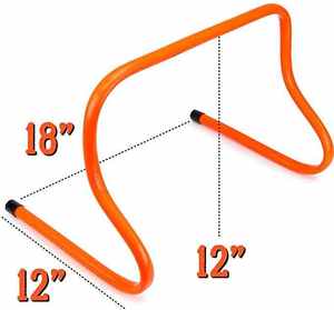 Ensembles d'obstacles d'agilité professionnels 2025 - Équipement d'entraînement de vitesse réglable pour le football et le soccer |   Base antidérapante avec poignées de transport - Product Image 3