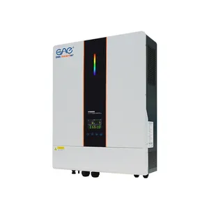 Inverter matahari hibrida, gelombang sinus murni off grid dengan pengontrol pengisian daya mppt 5.5kw 7.2kw 10.2kw