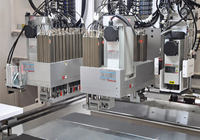 Hongda Boke CNC Perceuse et fraiseuse à six faces à double broche 6 côtés alésage et fraisage pour meubles en bois