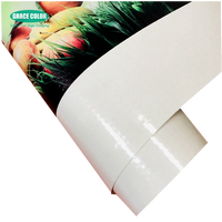 Bannière en PVC rétroéclairé 610 g/m² 18 oz 500x500D 18x12 Rouleau de caisson lumineux 3,20x50m pour impression numérique