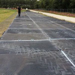 Shengxing <span class=keywords><strong>uhmwpe</strong></span> lát bảng nhựa lồng vào nhau bảo vệ mặt đất Thảm tạm thời HDPE Road Mat tấm cao su - Product Image 2