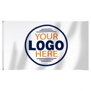 Factory Wholesale Premium Fabric Promotional White Logo Custom <b>Flags</b> Banners - Product Image 2