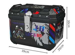 Baúl de Motocicleta Impermeable de 36L/45L, Caja de Almacenamiento de PP, Maleta Lateral, Caja Trasera de ABS <span class=keywords><strong>para</strong></span> Motocicletas - Product Image 6