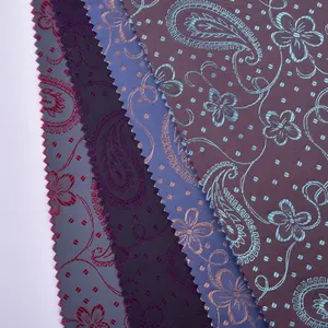 Оптовая Продажа 16 видов цветов Антистатическая вискоза полиэстер Пейсли жаккардовая подкладка ткань для костюма
