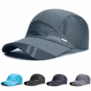Gorra de béisbol ligera para hombre al por mayor gorra de béisbol deportiva de secado rápido transpirable para exteriores - Product Image 1
