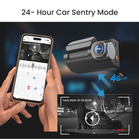 Cámara para Auto 4G 2K con Pantalla Táctil de 3 Pulgadas, 3 Canales, ADAS, BSD, GPS, Sensor G, Monitoreo en Tiempo Real, Comunicación Bidireccional, WiFi Integrado y Ranura para Tarjeta SIM