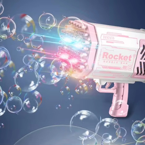 Vente en gros <span class=keywords><strong>de</strong></span> 69 lance-roquettes Jouet à bulles en plastique <span class=keywords><strong>Jeux</strong></span> d'été Pistolet à bulles <span class=keywords><strong>de</strong></span> <span class=keywords><strong>savon</strong></span> automatique pour enfants Jouets d'extérieur Super Large - Product Image 2