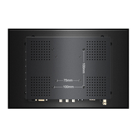 Monitor de Pantalla Táctil Industrial Económico de 18.5 Pulgadas, IPS 1366x768, TFT LCD Resistivo, Carcasa de Metal, USB, Nuevo, Montaje en Pared, OEM/ODM