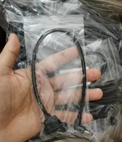 Câble d'extension de données et de charge Micro USB mâle vers Micro USB femelle à montage sur panneau avec vis de verrouillage