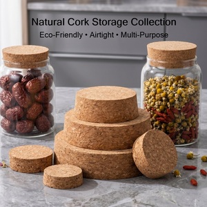 Tapa de Corcho Natural Ecológica WeWood de Vietnam para Frascos de Vidrio, Varios Tamaños, Hermética, Multiusos, Tapón de Corcho Ecológico - Product Image 1