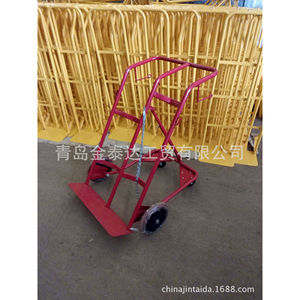 รถเข็นเหล็กจินไท่หยา สามล้อ สีแดงเคลือบผง สำหรับงานอุตสาหกรรม - Product Image 1