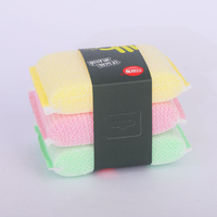 FF2683 Éponges de nettoyage de cuisine Chiffons en microfibre Éponge à vaisselle réutilisable Éponges à vaisselle Tampons à récurer