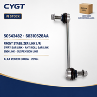 Bielle de stabilisation avant gauche/droite, bielle de barre anti-roulis, bielle de suspension pour Alfa Romeo Giulia 2016+ 50543482 68310528AA