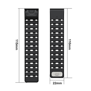 Bracelet de montre de 47 mm pour Gsrmin 8 Pro Garmin <span class=keywords><strong>Forerunner</strong></span> 235 <span class=keywords><strong>Fenix</strong></span> 8 Pro 3 Epix Gen2 - Product Image 6