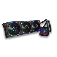 Enfriador Líquido para CPU Q360-PB ARGB Aura Sync de 360 mm, Enfriamiento de Agua de Alto Rendimiento para Procesadores, Aura Sync 360 mm