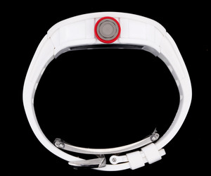 Boîtier en céramique blanche intégrant de nouveaux éléments du nouveau siècle dans les techniques horlogères traditionnelles Montre mécanique - Product Image 4