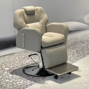 Heavy-Duty Foldable Metal Barber Chair with Comfort <b>Footrest</b> Durable Design for Busy Beauty Salons - Product Image 5