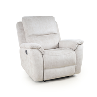 Fauteuil inclinable manuel en tissu de lin, fauteuil inclinable individuel pour salon, appartement, maison, détente