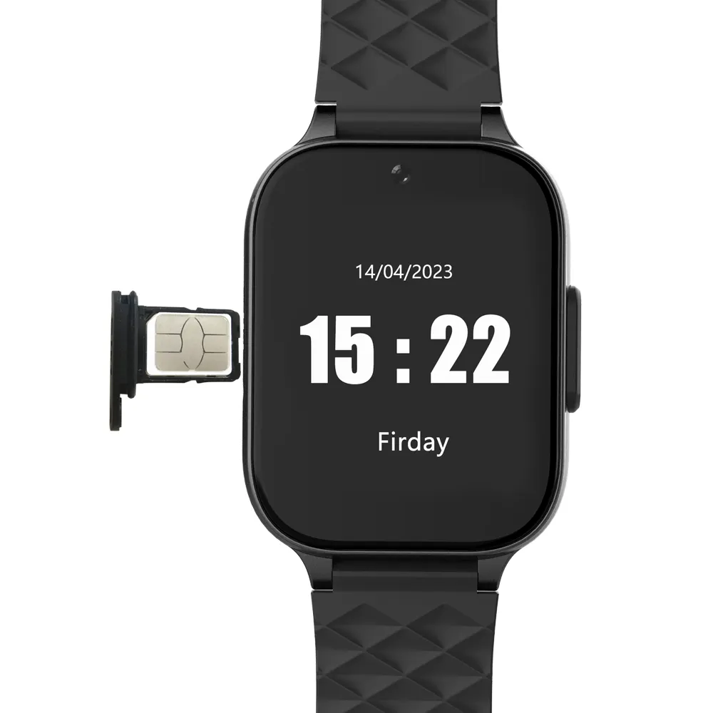 hidden 4g lte mini sos watch gps tracker long life battery online real time tracking device bracelet for elderly fall detection