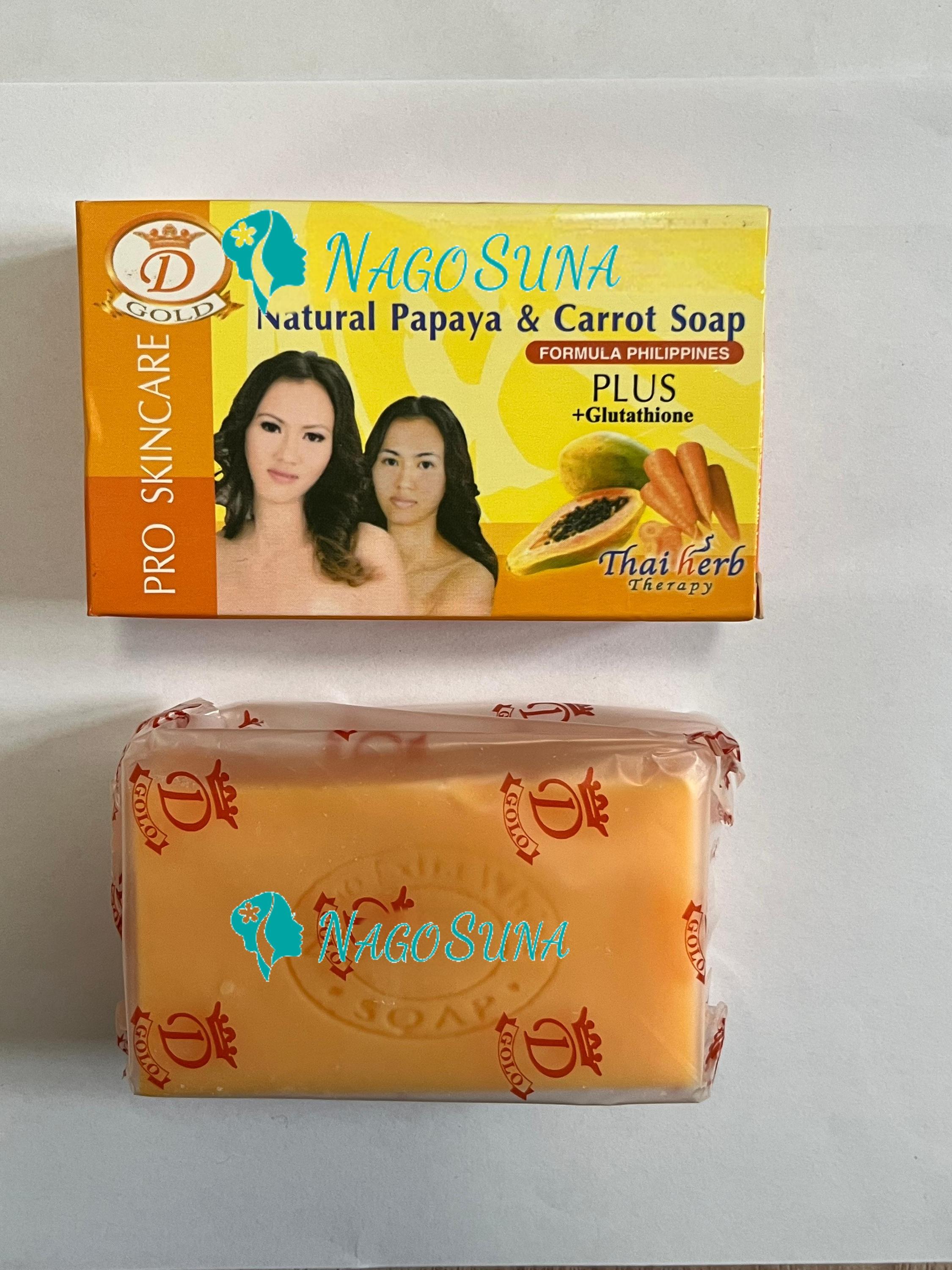Nano Extra White Natural Papaya & Carrot Soap